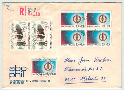 1976 kirjattu kirje