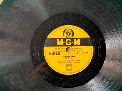 Hank Williams 78rpm