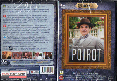 Poirot Box 6 (8 403) UUSI -FI- DVD nordic, (2) 5h 6min, 5