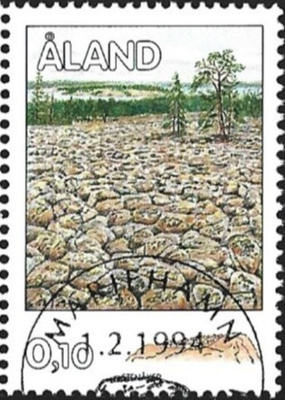 Åland 1994 Pirunpelto 0,10 mk EP Lape 079 alareuna LOISTO