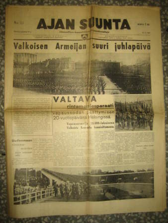 Sanomalehti: Ajan Suunta (IKL) 17.5.1938