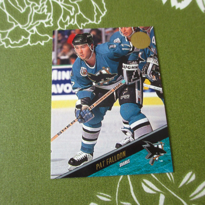 leaf jääkiekkokortti pat falloon 92 -93