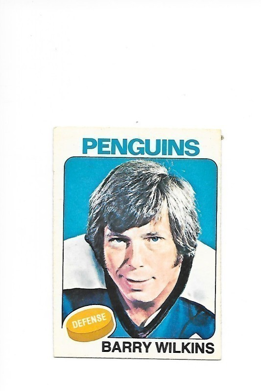 1975-76 OPC #148 Barry Wilkins Pittsburgh Penguins