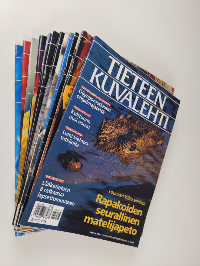 Tieteen kuvalehti vuosikerta 1995 (1-13)