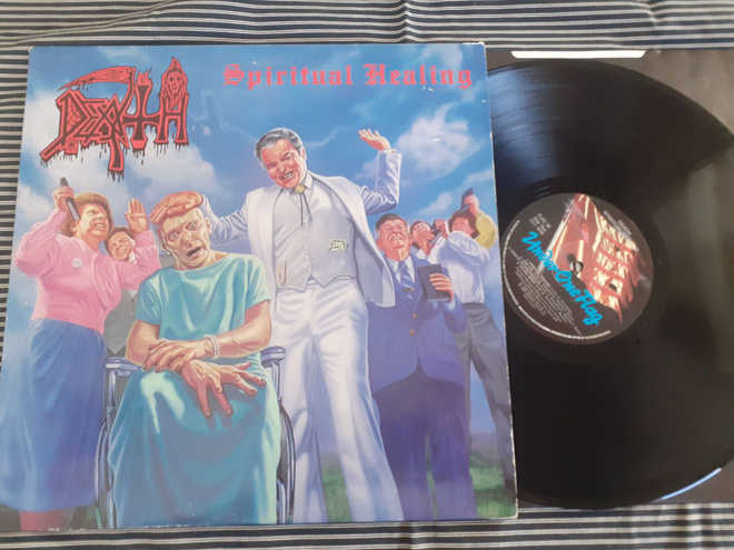 DEATH Spiritual Healing LP 1990