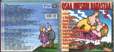 KOKOELMA . 2 CD-LEVYÄ . OSAA MIESKIN RAKASTAA 2
