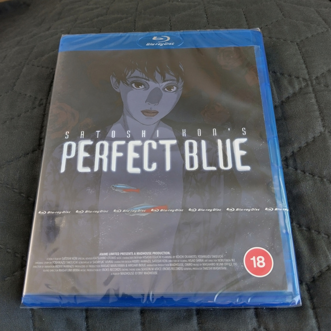 Perfect Blue Blu-ray **muoveissa**