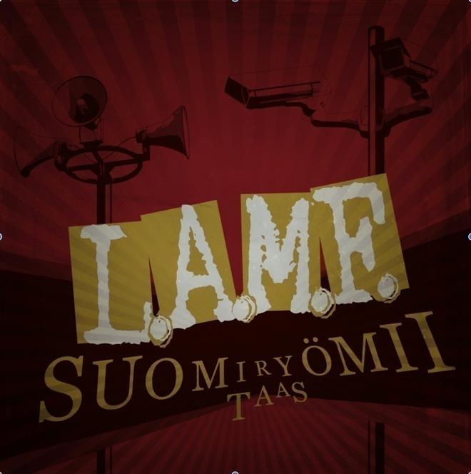 L.A.M.F. Suomi ryömii taas 7 45 2020 punk musta vin