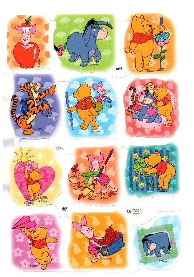 KIILTOKUVA °°NALLE PUH & KUMPPANIT°° /Disney (MLP)