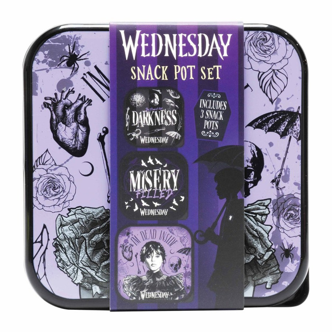 WEDNESDAY SNACK POT SET	(29 038)	incl. 3 snack pot