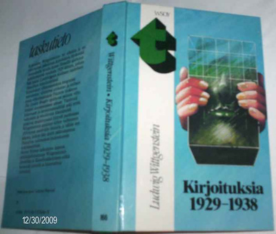 Ludwig Wittgenstein: Kirjoituksia 1929-1938 (Sis.postikulut)