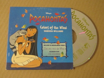Pocahontas colors of the wind cd sinkku englanti hollanti'95