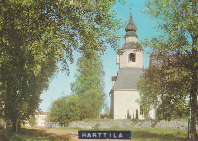 KIRKKOKORTTI - MARTTILAN KIRKKO - 2