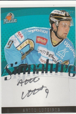 2011/12 Cardset Signature Arttu Luttinen , Pelicans