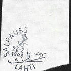 1946 Tuberkuloosi merkki 8 + 2 mk leimattu LaPe 316 - pikkukuva 2