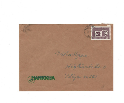 POSTILÄHETYS MALMI HANKKIJA