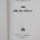 Annikki Sankari : Ettei teitä tuomittaisi - pikkukuva 3