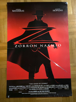 Vanha elokuvajuliste: Zorron naamio