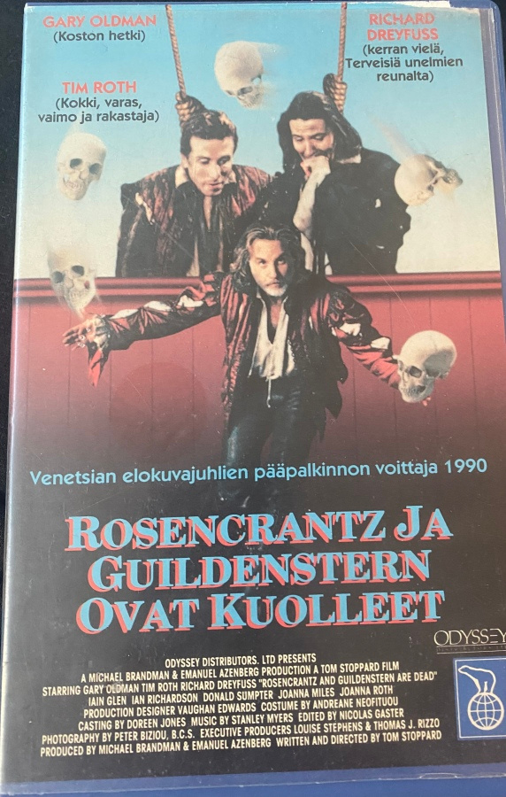 Rosencrantz ja Guildenstern ovat kuolleet VHS