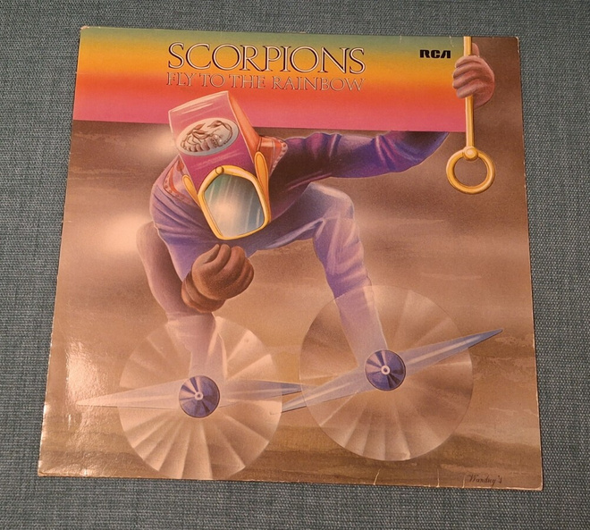 SCORPIONS Fly To The Rainbow   CL 28502 1982 Saksa