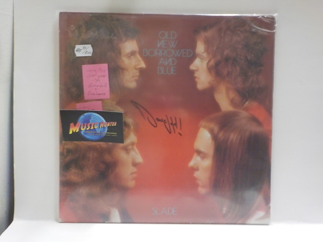 SLADE - OLD NEW BORROWED AND BLUE EX/EX+ LP + NIMMARI!!