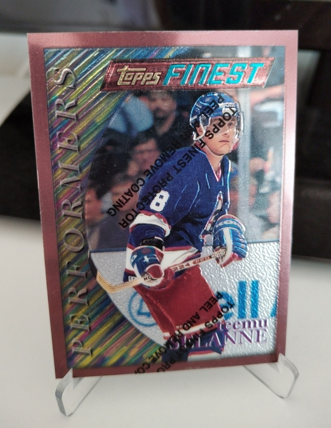 1995-96 Topps FINEST Protector Teemu Selänne #155