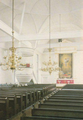 KIRKKOKORTTI - PARIKKALAN KIRKKO - SISÄKUVA - 1