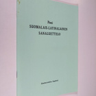 Pieni suomalais-latinalainen sanaluettelo - pikkukuva 1