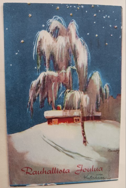 Wendelin: Torppa ja luminen koivu, p. 1957 + Tubi-joulum.