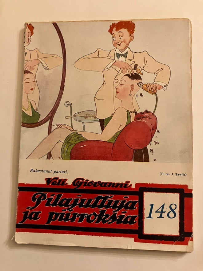 Veli Giovanni : Pilajuttuja ja piirroksia 148 sis. ex libri
