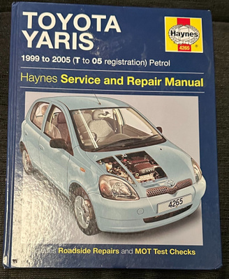 Haynes 4265 Toyota Yaris 1999 - 2005 korjausopas