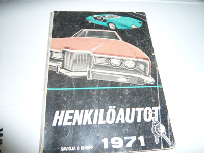 Savioja & Kumpp.  Henkilöautot 1971