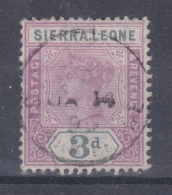 Sierra Leone 1896  Mi 29   vanhaa