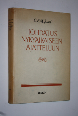 C. E. M. Joad : Johdatus nykyaikaiseen ajatteluun