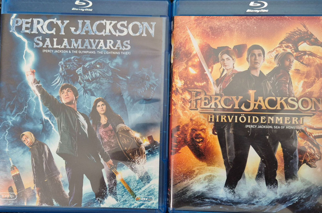 Percy Jackson Salamavaras & Hirviöidenmeri -Blu-Ray