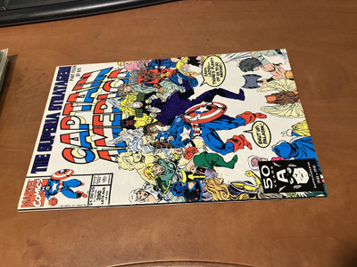 MARVEL CAPTAIN AMERICA 390/1991 HYVÄ