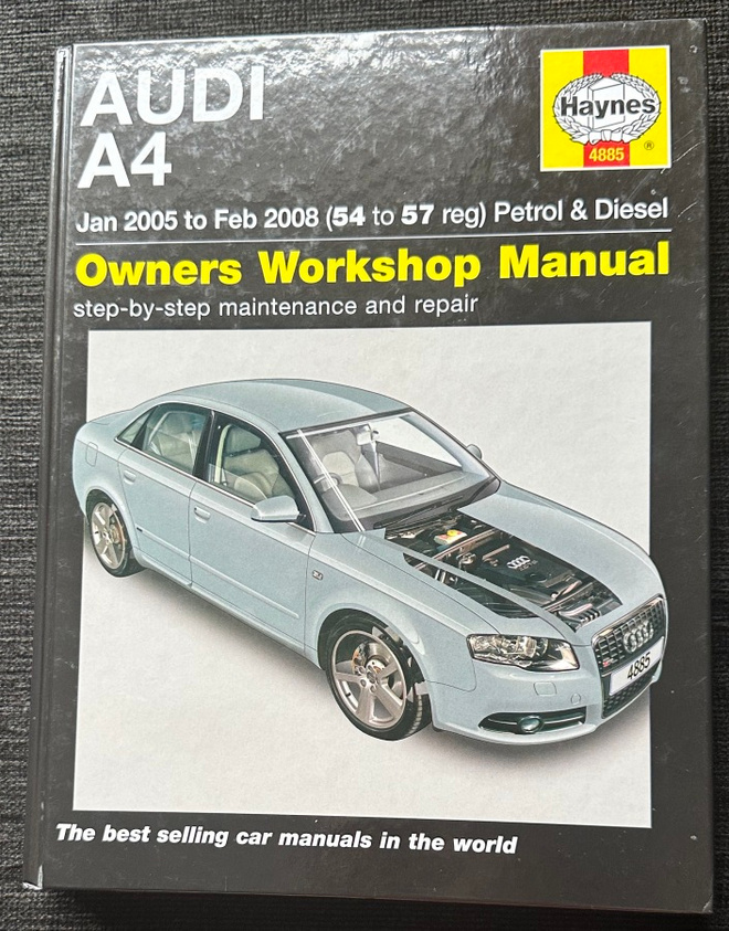 Haynes 4885 Audi A4 2005 - 2008 korjausopas