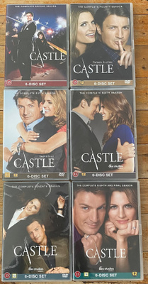 CASTLE DVD BOX, kausi 2, 4, 5, 6, 7 ja 8