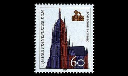 Saksa 1434 ** Frankfurtin tuomiokirkko 750v (1989)