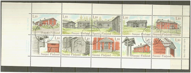 1979 talonpoikaisvihon leimattu lehti