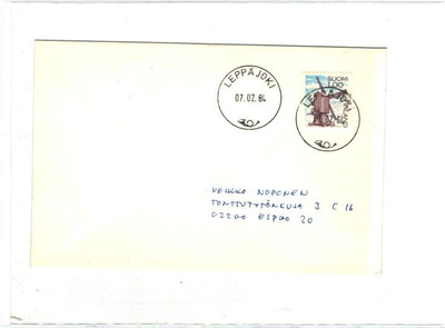 POSTILÄHETYS LEPPÄJOKI LOISTOL.