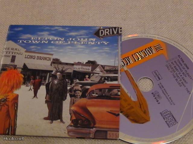 Elton John Town of plenty cdep Länsi-Saksa 1988