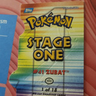 Zubat 1 of 18 Pokemon Topps Johto League Champions Die-Cut - pikkukuva 2