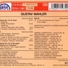 Gustav Mahler : Symphony no.3 & Symphony no.8 - 3CD - pikkukuva 2