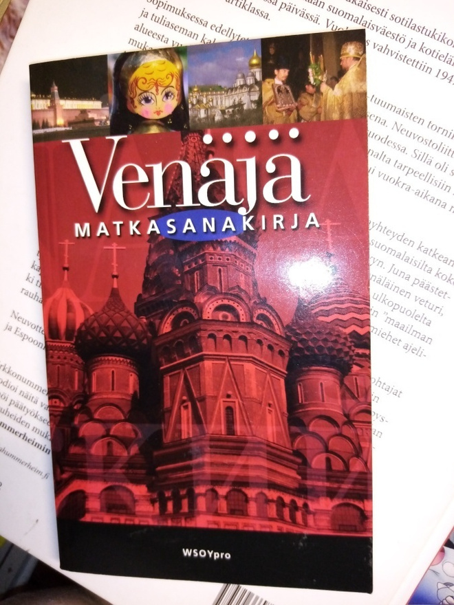 VENÄJÄ MATKASANAKIRJA ( SIS POSTIKULU)