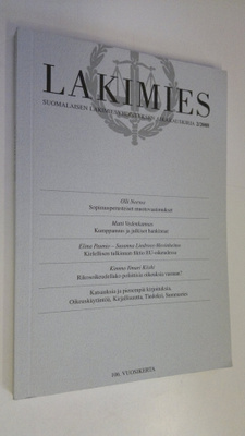 Lakimies 2/2008 : Suomalaisen lakimiesyhdistyksen aikakau...
