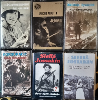 SOTA-AJAN LAULUJA- 6 kasettia Elämä juoksuhaudoissa, Jermu I