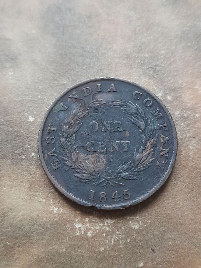 East India Company one cent 1845