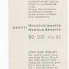 Purkkakuva SERTTI n:o 32 SININEN KERRYN TERRIERI - pikkukuva 2