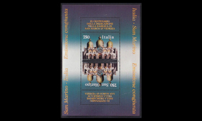 San Marino 1586BL19 ** Italian kulttuuriperintö (1994)
